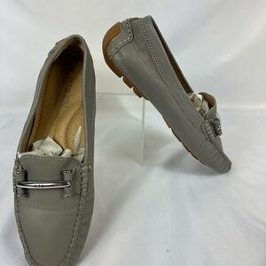 Ralph Lauren Claremont RRL Logo Metal Driver Loafer  8.5B Leather Flat Moc